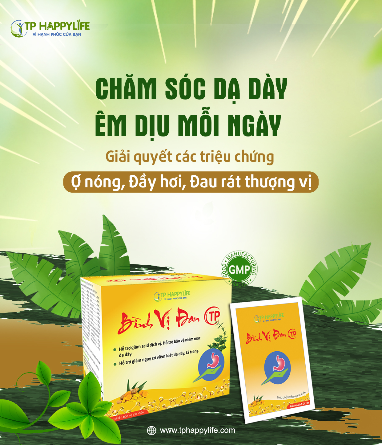Chăm sóc dạ dày, êm dịu mỗi ngày