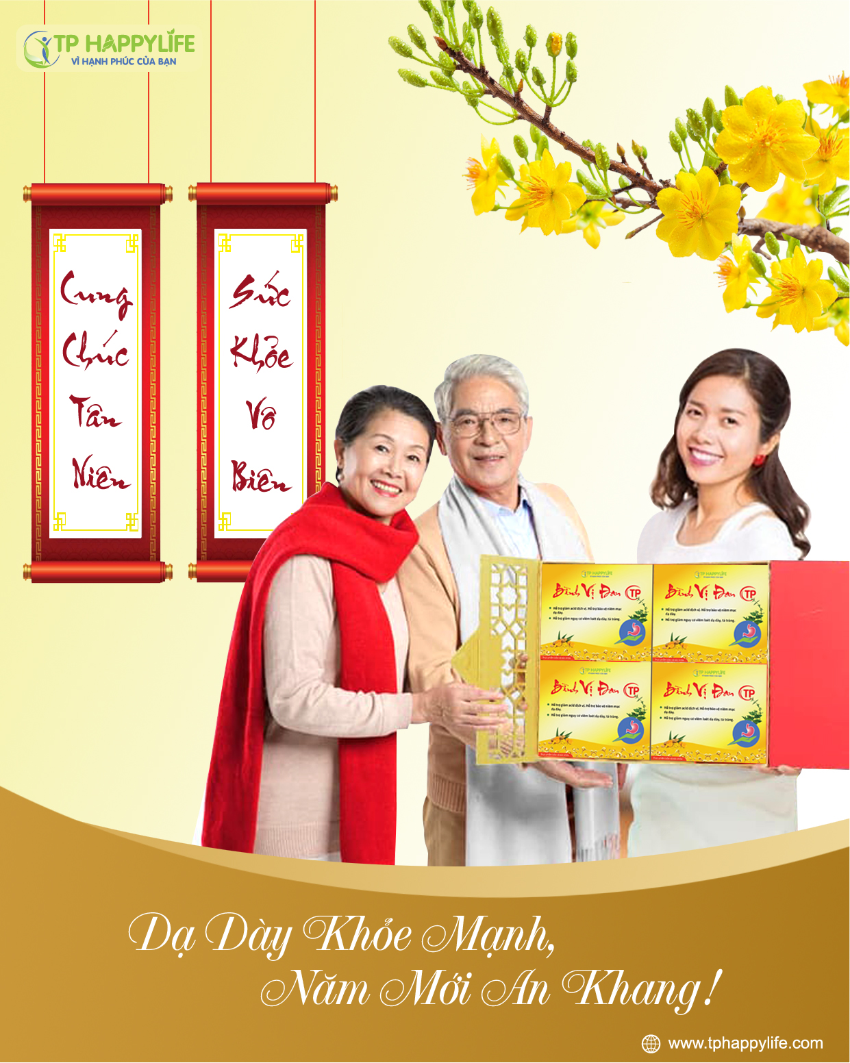 Dạ dày khỏe mạnh năm mới bình an