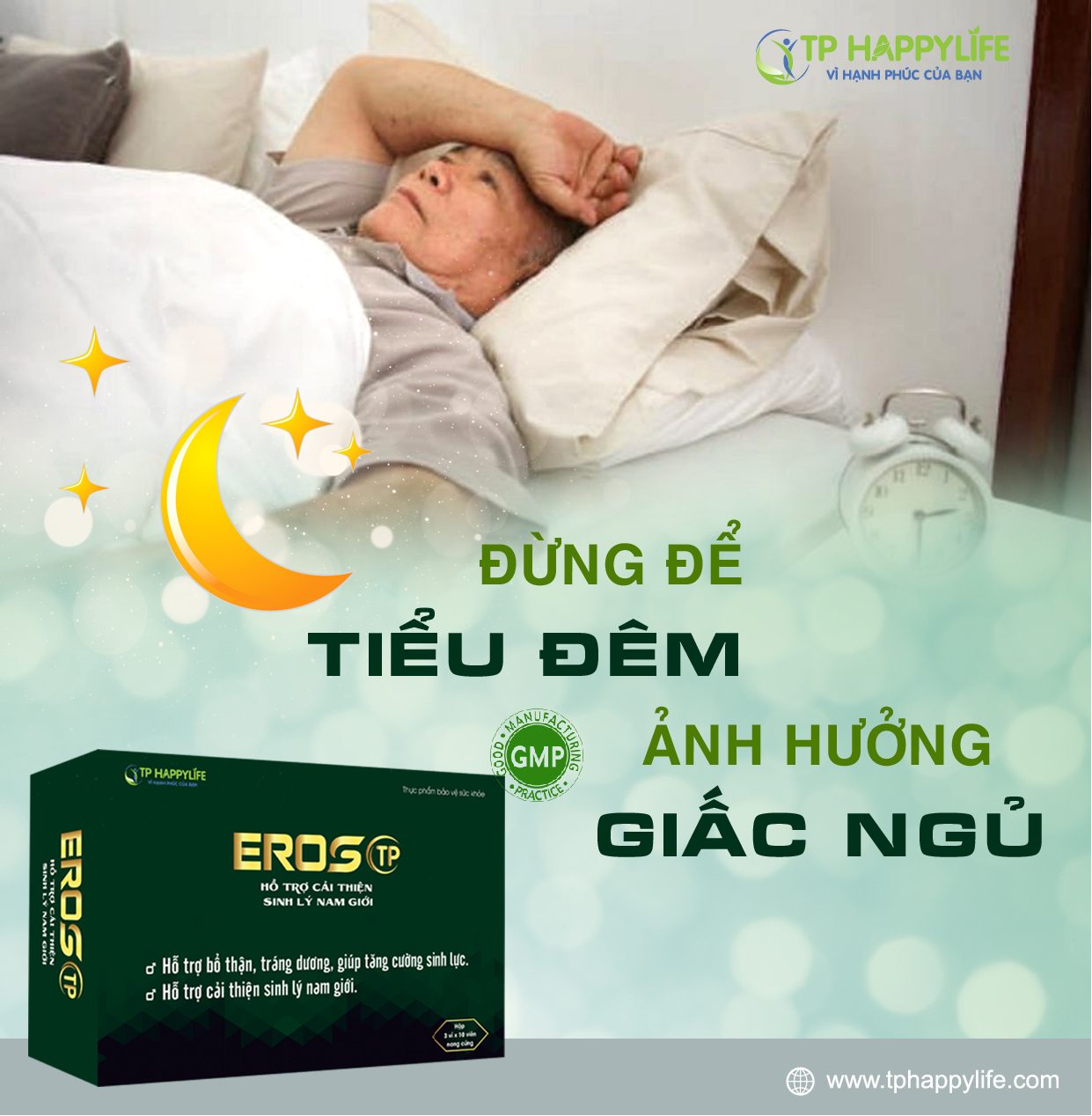 Đừng để tiểu đêm ảnh hưởng đến giấc ngủ