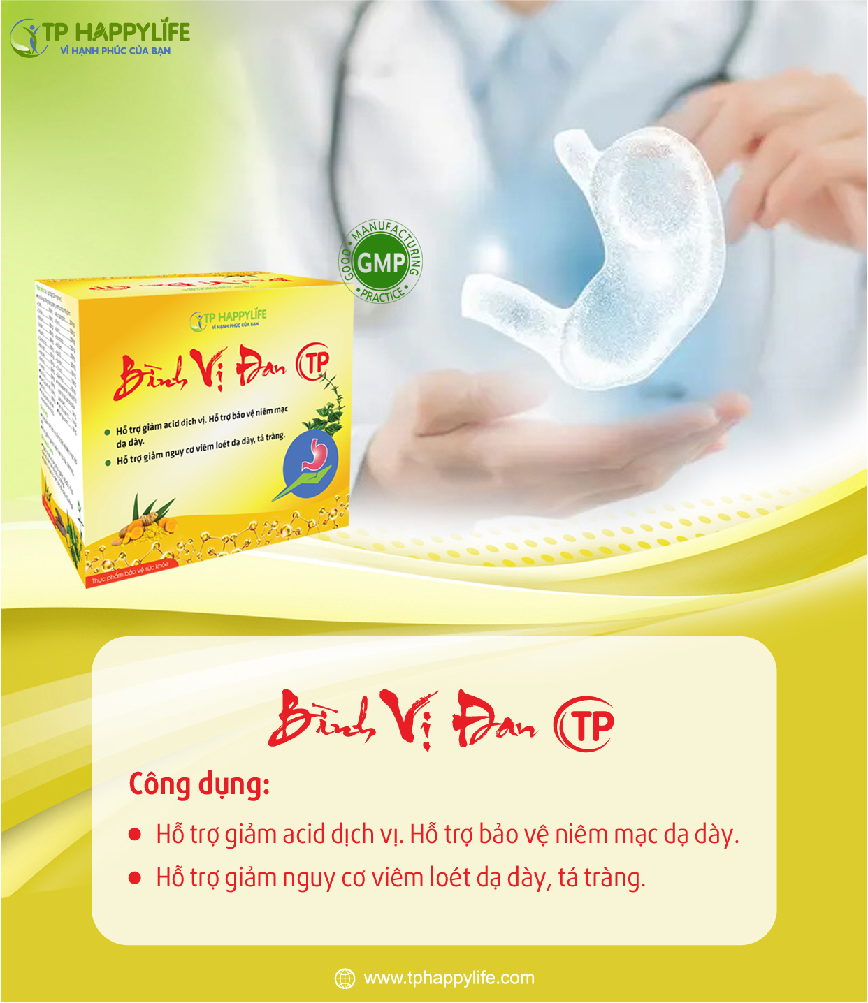 Bình Vị Đan TP điều trị bệnh từ gốc
