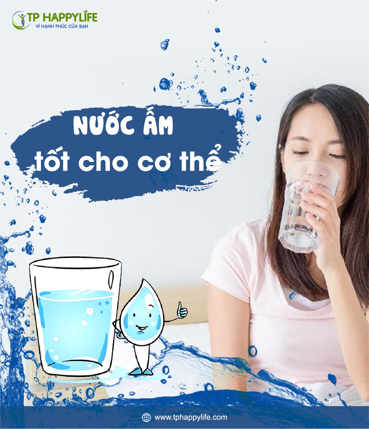 Nước ấm tốt cho cơ thể