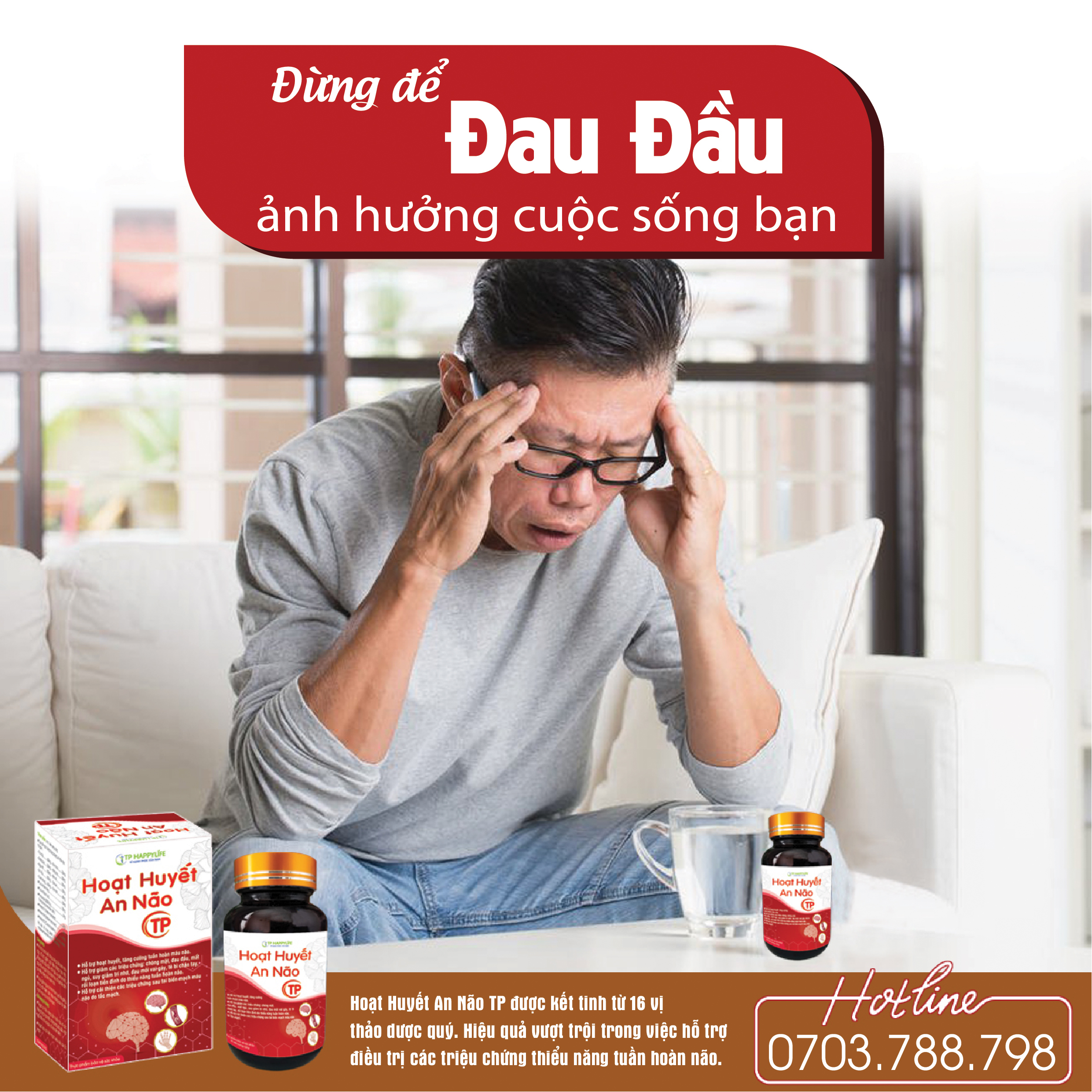 Đừng để đau đầu ảnh hưởng cuộc sống bạn