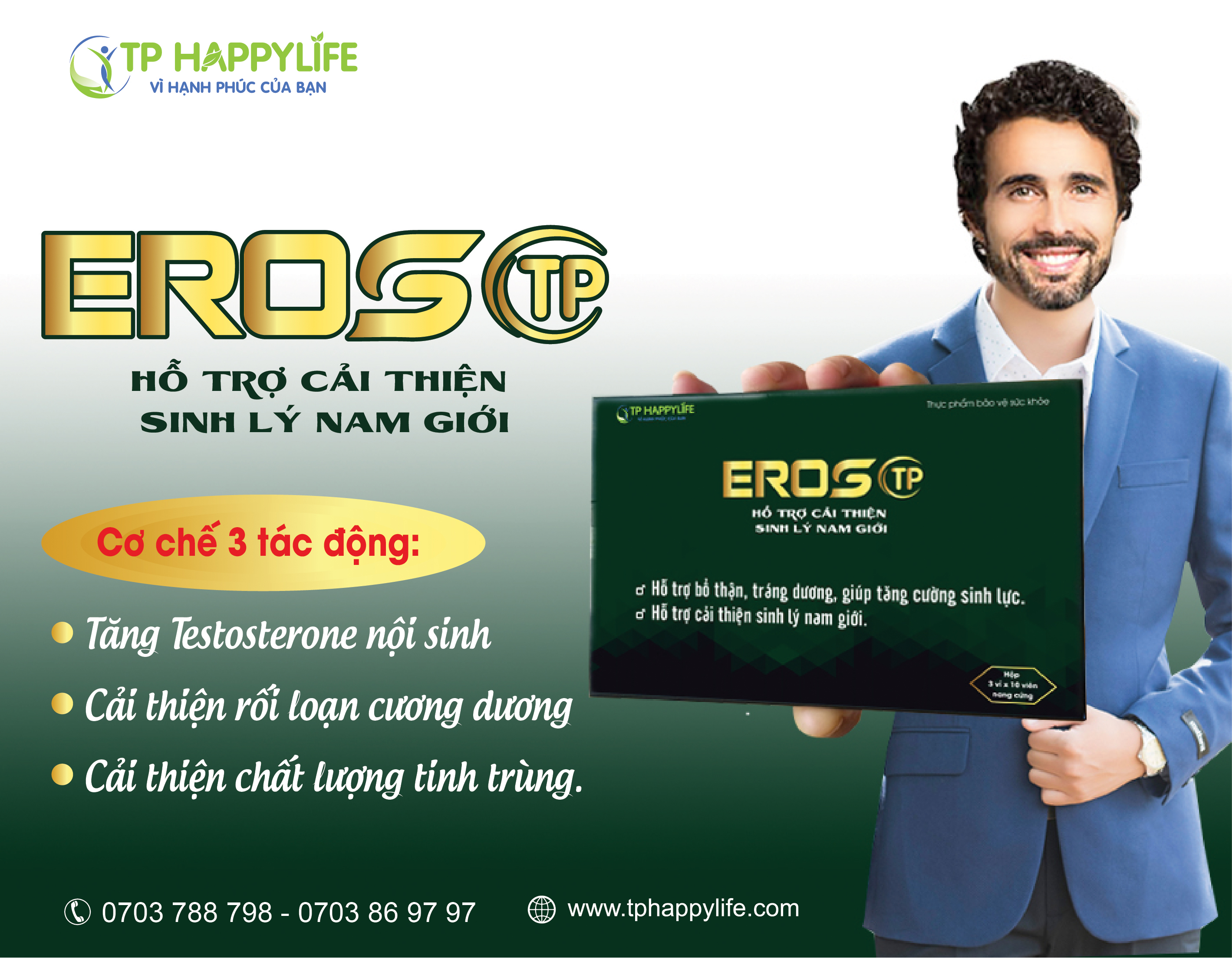 Eros TP – Tiếp lửa sinh lực “đứng vững” cả đêm